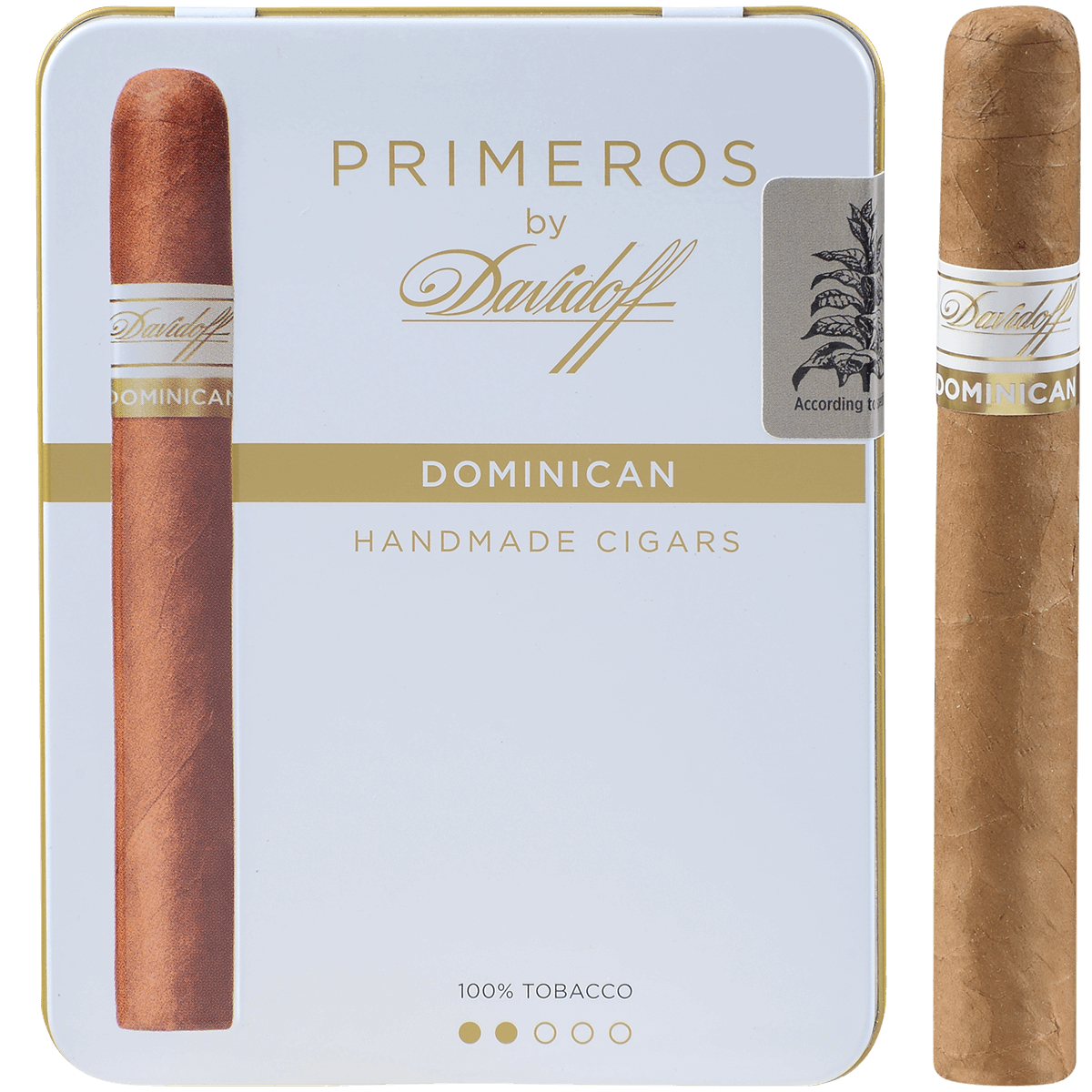 Davidoff Primeros Dominican Classic 5/6 Ct. Tins 4.125X34