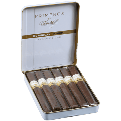 Davidoff Primeros Dominican Maduro 5/6 Ct. Tins 4.125X34