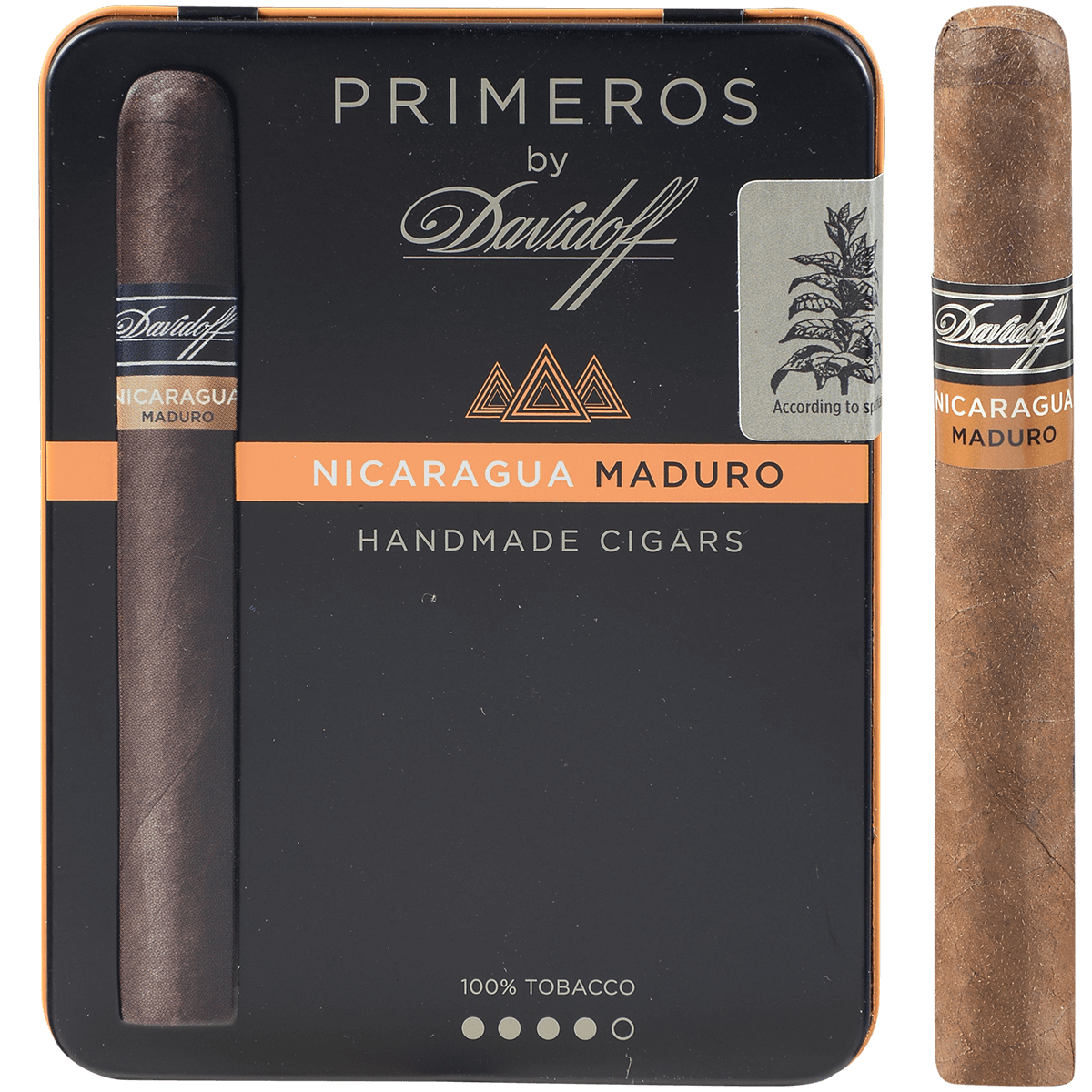 Davidoff Primeros Nicaragua Maduro 5/6 Ct. Tin 4.125X34