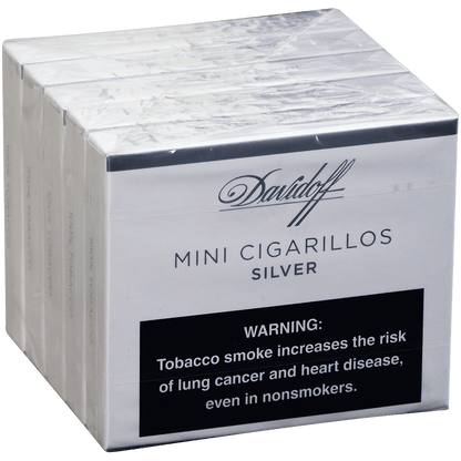 Davidoff Mini Cigarillo Silver 5/20 Packs 3.50X20