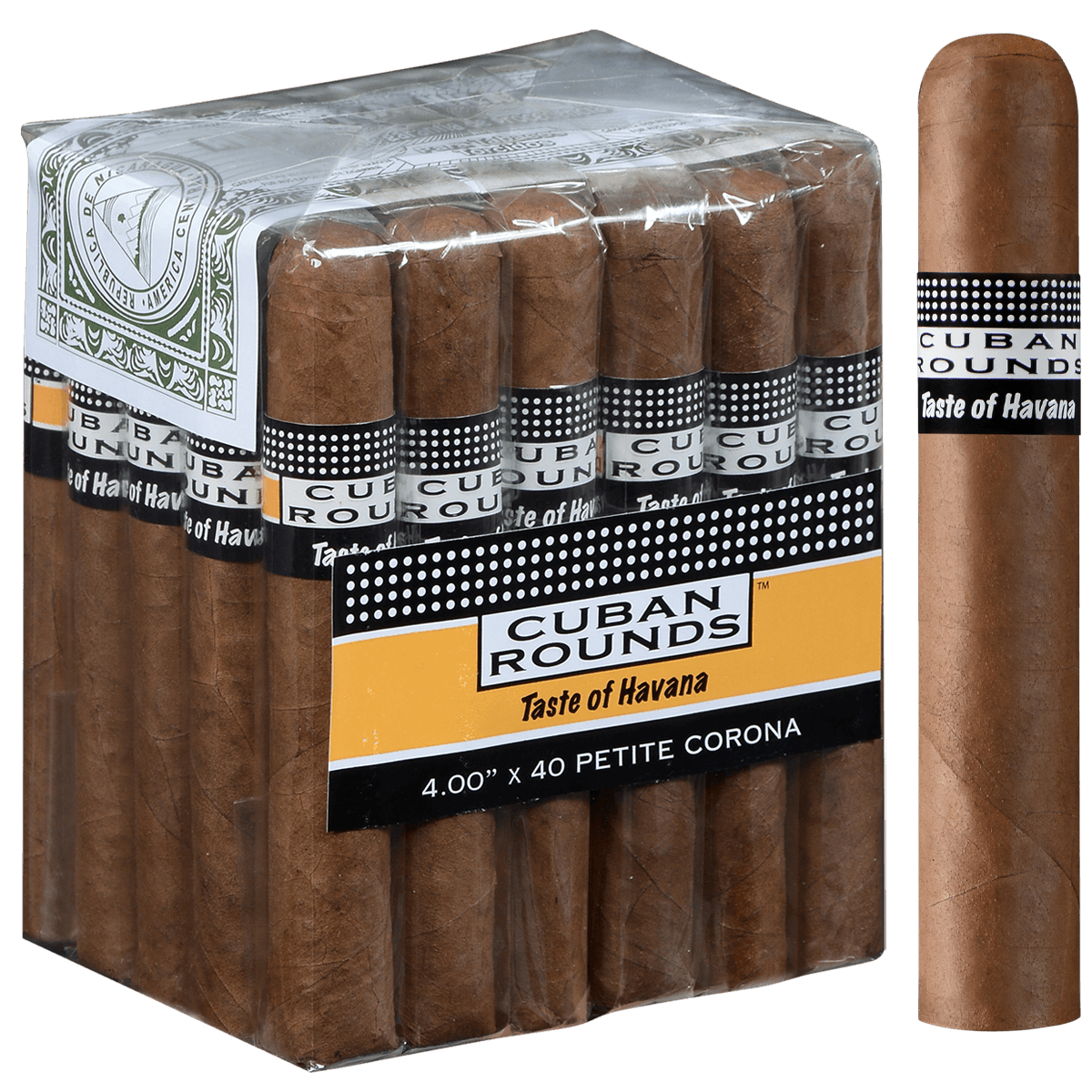 Cuban Rounds Nat Petite Corona 30 Ct. Bundle 4.00X40