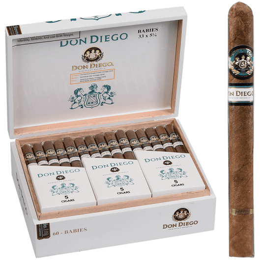 Don Diego Babies Ems 60 Ct. Box 5.07X33