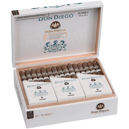 Don Diego Babies Ems 60 Ct. Box 5.07X33