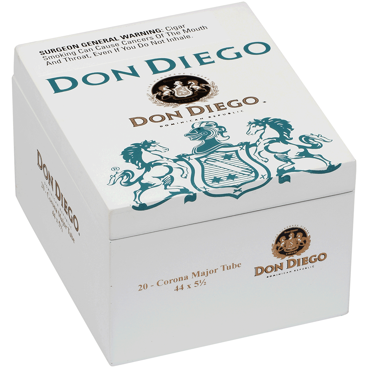 Don Diego Coronas Major Tubes 20 Ct. Box 5.50X44