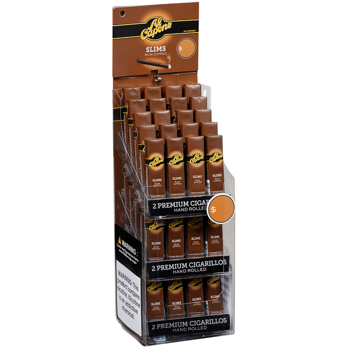 Al Capone Jamaican Blaze Non-Filter 60/2 Packs Tower 3.25X28