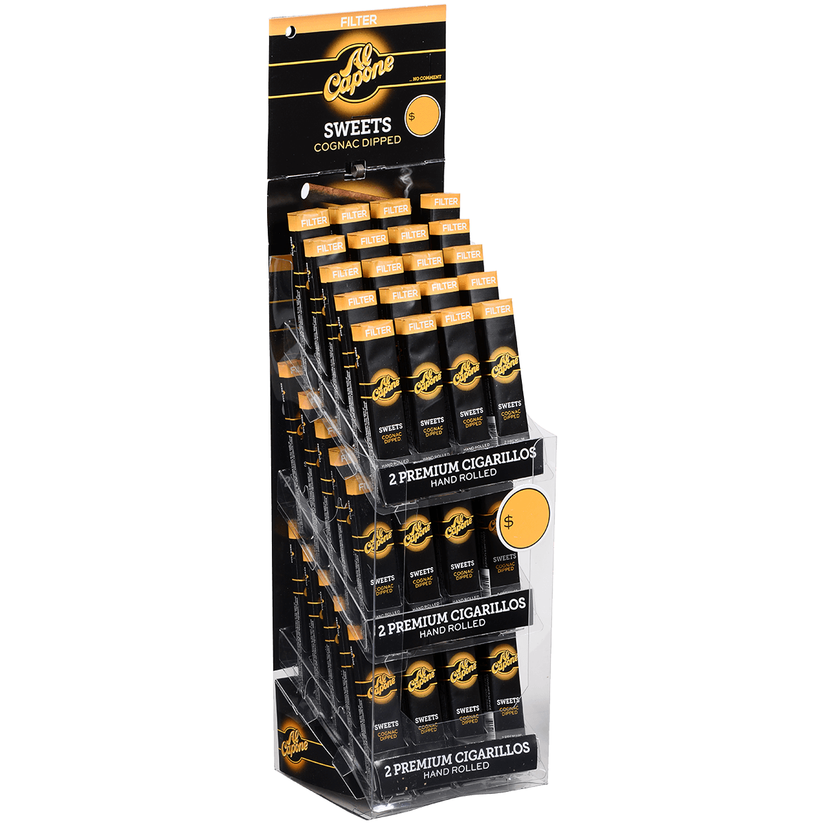 Al Capone Sweets Cognac Filter 60/2 Packs Tower 3.50X28