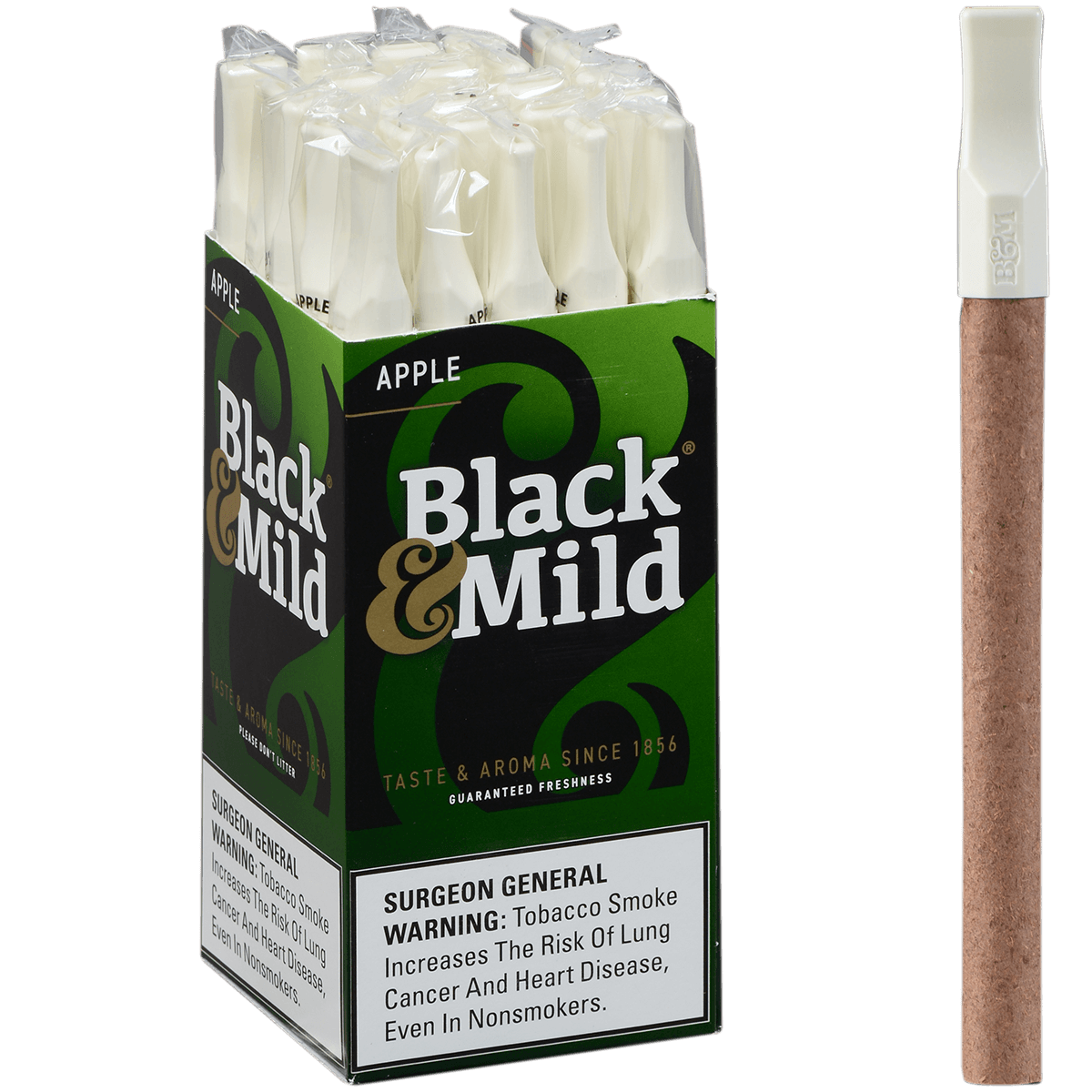 Middletons Black & Mild Apple 25 Ct. Upright 5.00X30