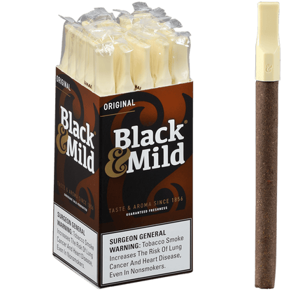 MIDDLETON'S BLACK & MILD 25 CT. UPRIGHT 5.00X30