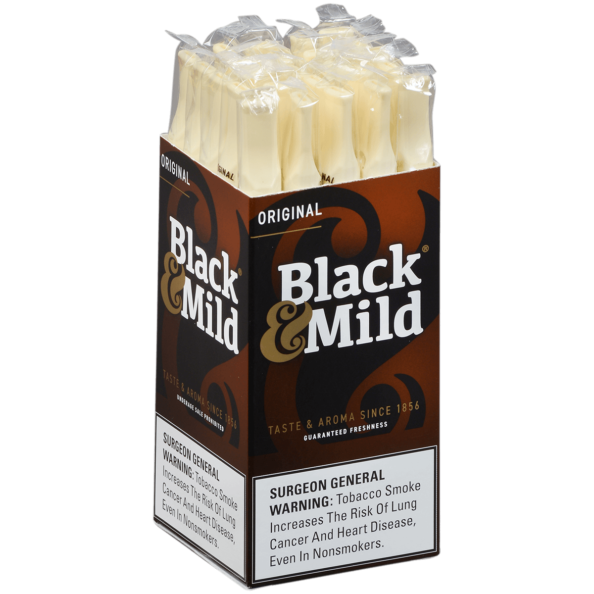 MIDDLETON'S BLACK & MILD 25 CT. UPRIGHT 5.00X30
