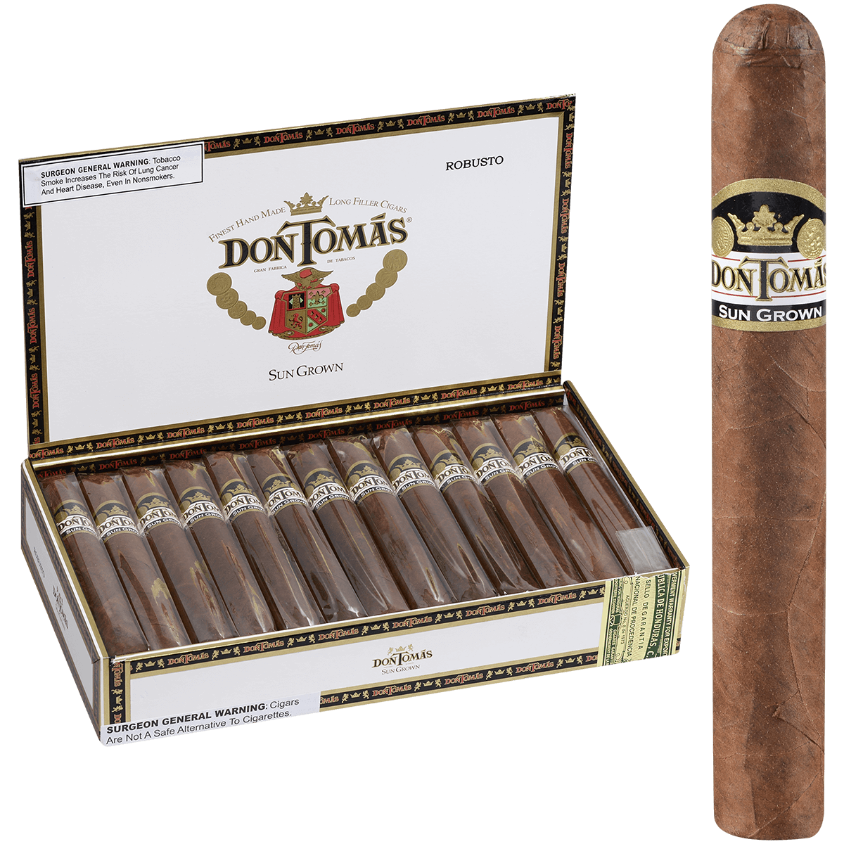 Don Tomas Sun Grown Robusto 25 Ct. Box 5.50X50