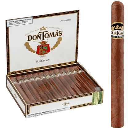 Don Tomas Sun Grown Presidente 25 Ct. Box 7.50X50