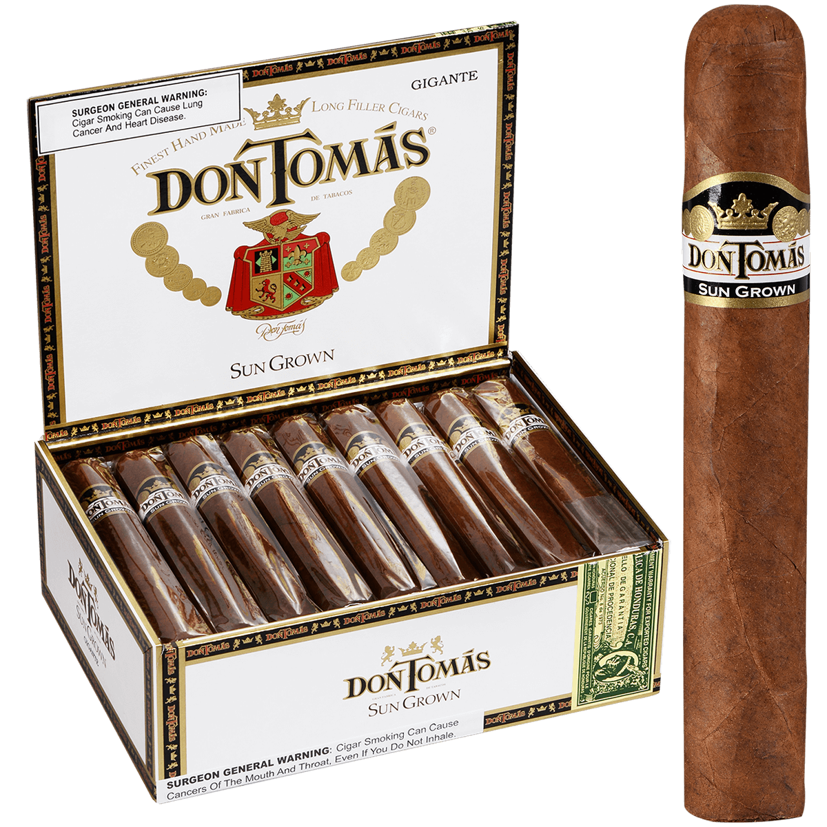 Don Tomas Sun Grown Gigante 25 Ct. Box 6.00X60