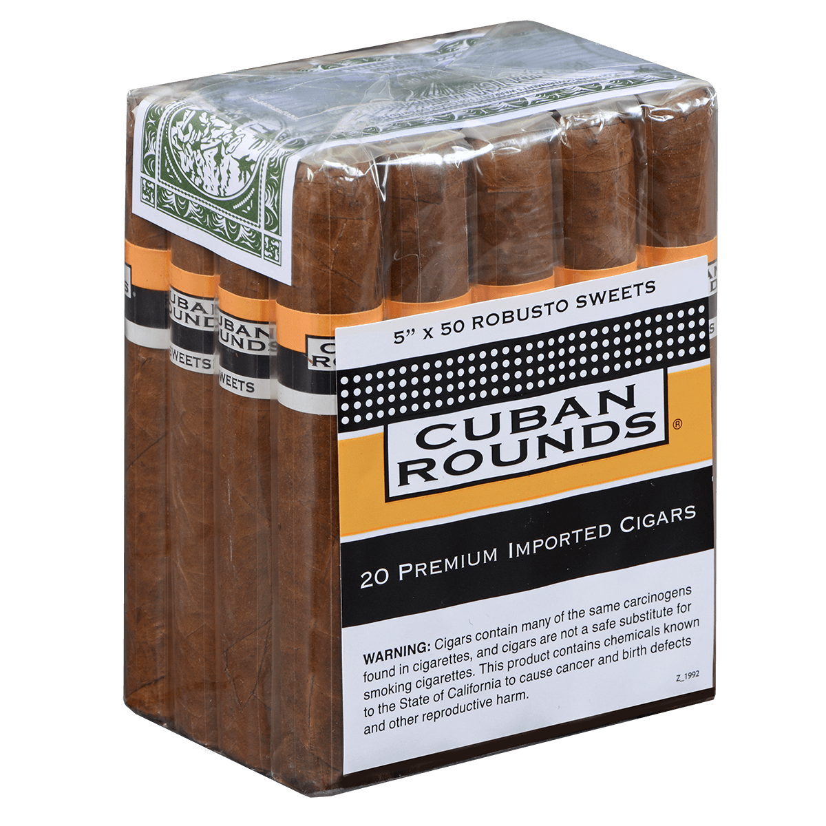 Cuban Rounds Robusto Sweets 20 Ct. Bundle 5.00X50