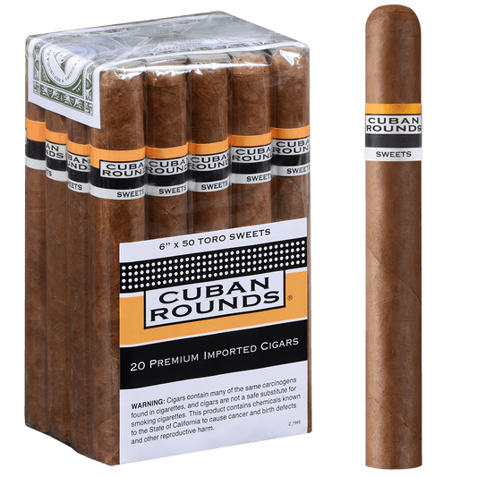 Cuban Rounds Toro Sweets 20 Ct. Bundle 6.00X50