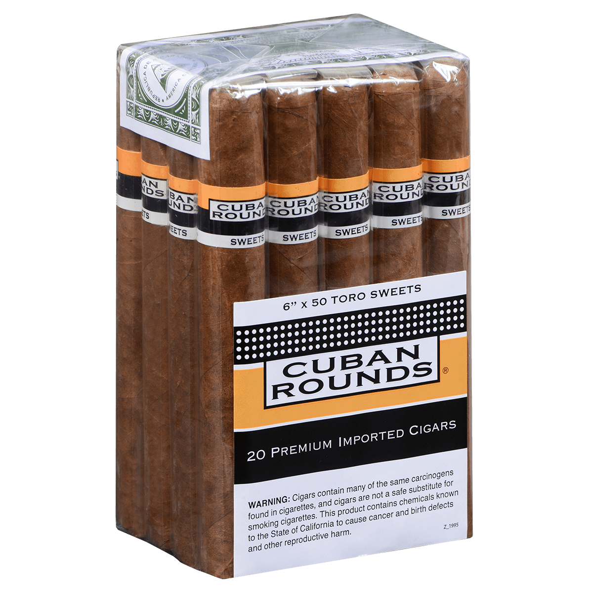 Cuban Rounds Toro Sweets 20 Ct. Bundle 6.00X50