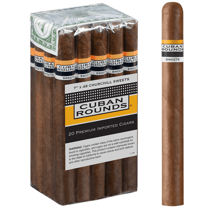 Cuban Rounds Churchill Sweets 20 Ct. Bundle 7.00X48