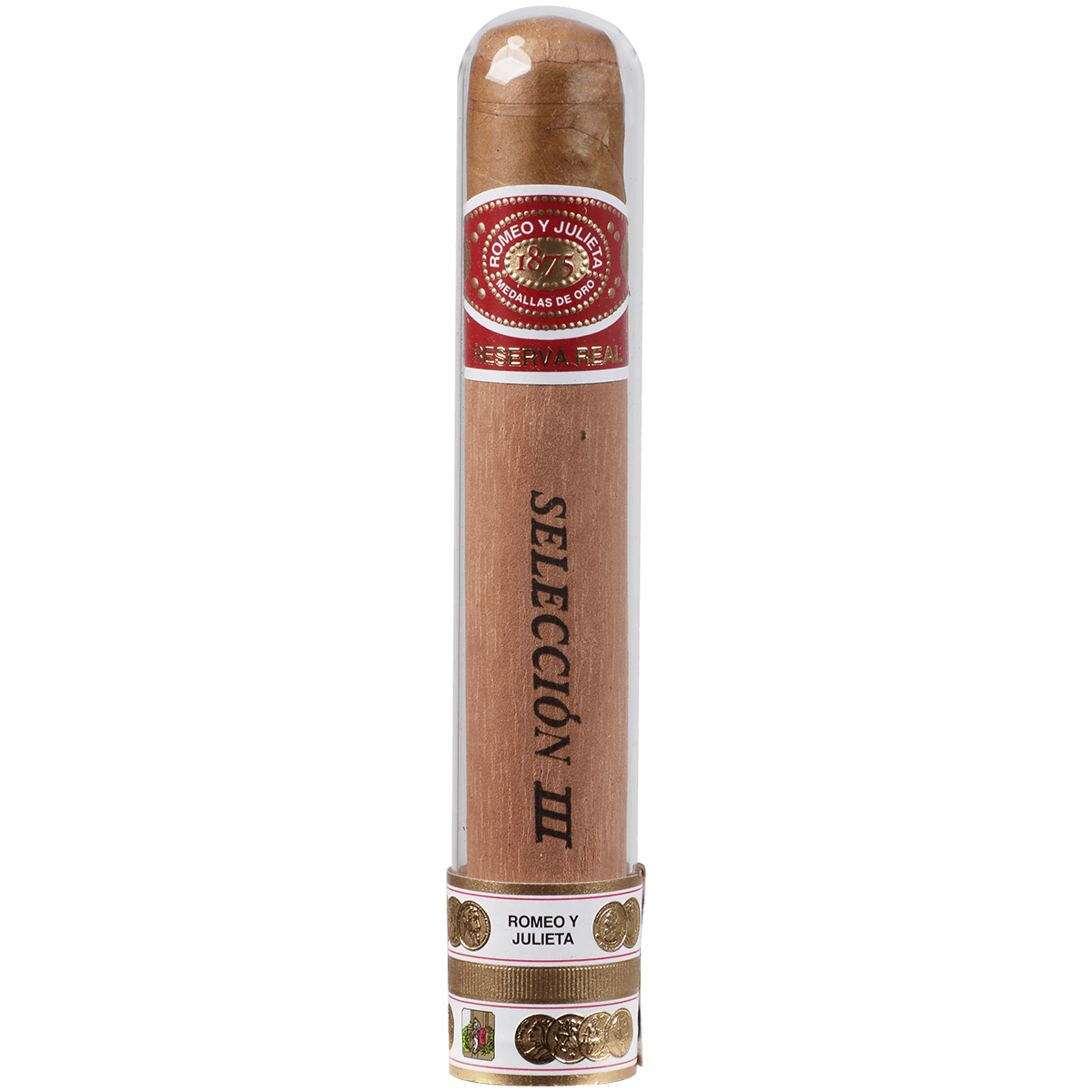 Romeo Y Julieta Seleccion Reserva Real Crystal Iii 10 Ct. Tubes Box 5.00X50