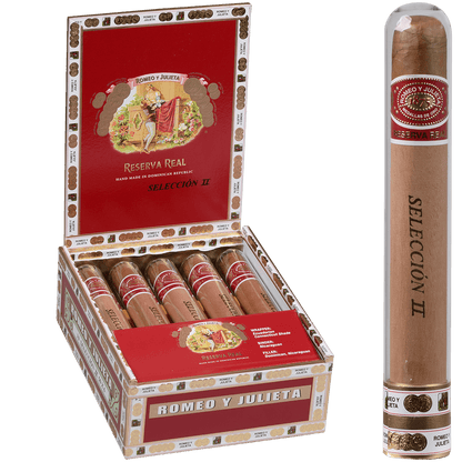Romeo Y Julieta Seleccion Reserva Real Crystal Ii 10 Ct. Tubes Box 6.00X50