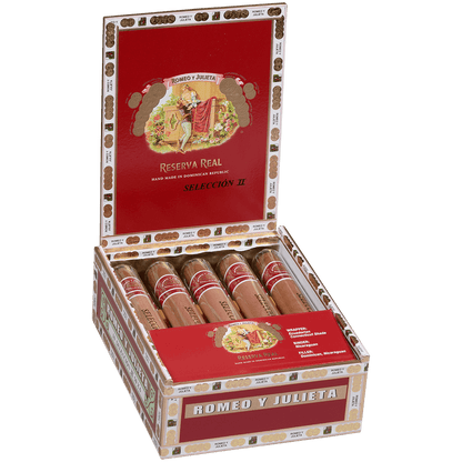 Romeo Y Julieta Seleccion Reserva Real Crystal Ii 10 Ct. Tubes Box 6.00X50