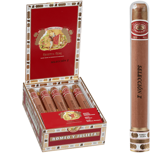 Romeo Y Julieta Seleccion Reserva Real Crystal I 10 Ct. Tubes Box 7.00X50