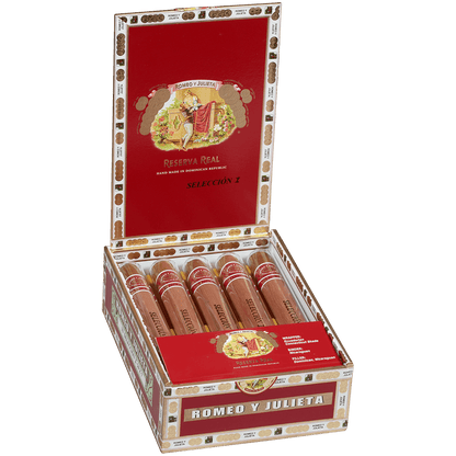 Romeo Y Julieta Seleccion Reserva Real Crystal I 10 Ct. Tubes Box 7.00X50