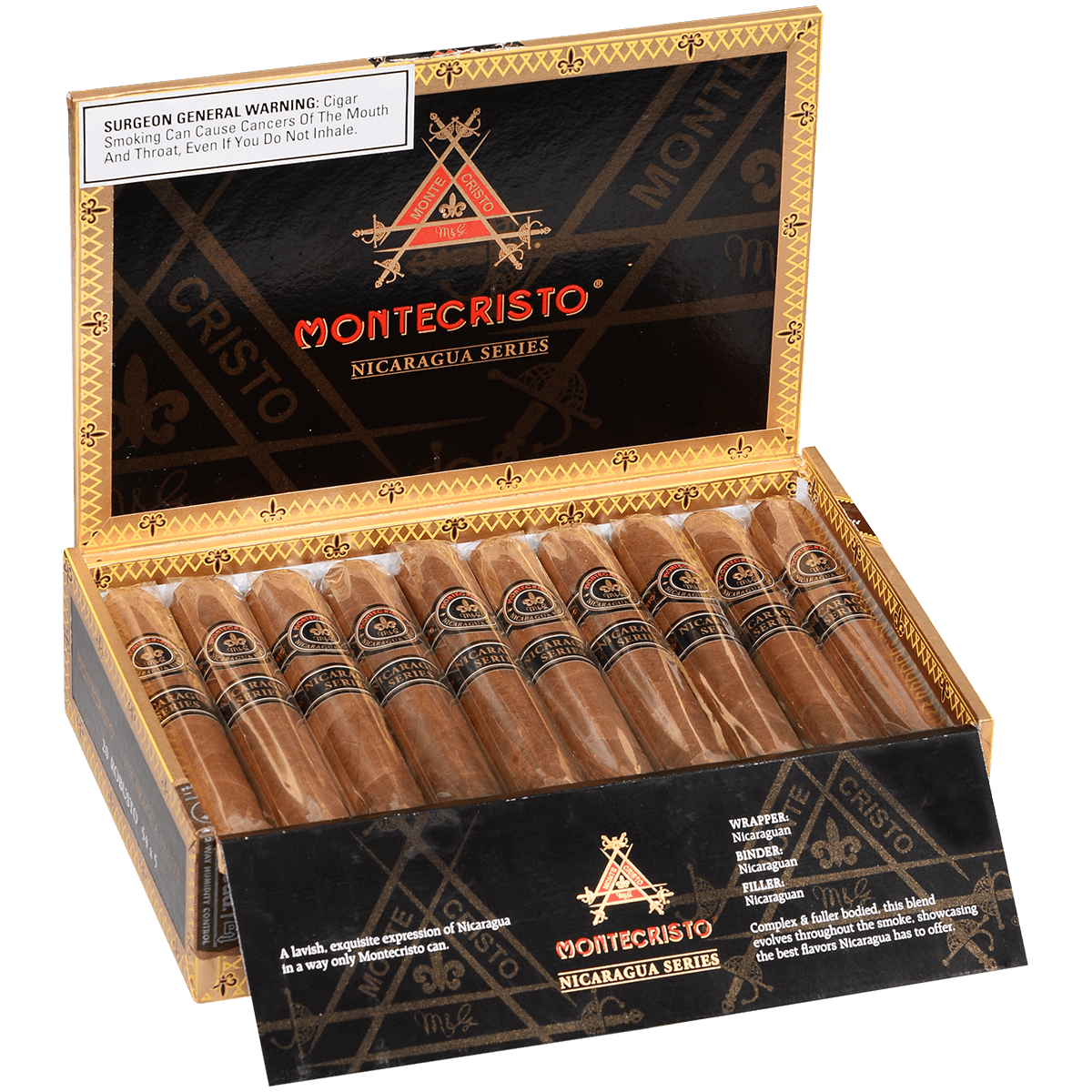 Montecristo Nicaragua Robusto 20 Ct. Box 5.00X54