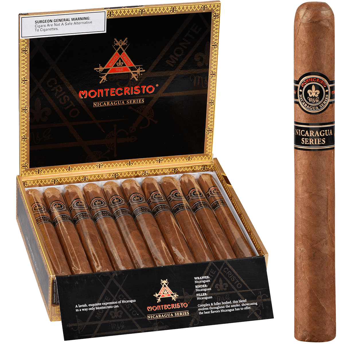 Montecristo Nicaragua Churchill 20 Ct. Box 7.00X56
