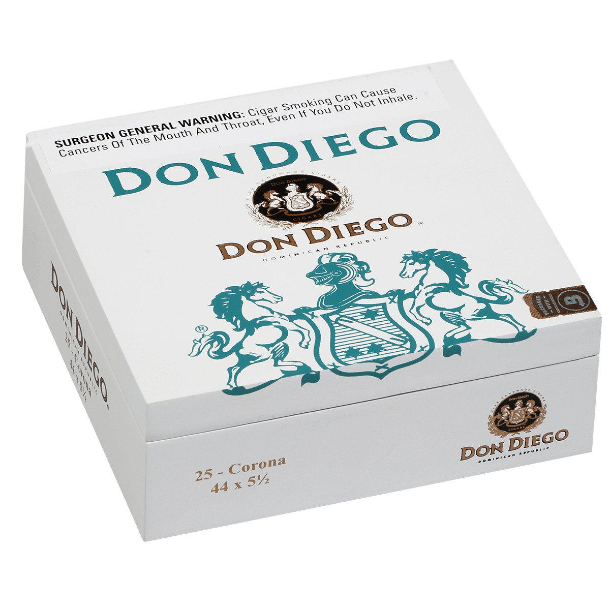 Don Diego Coronas 25 Ct. Box 5.50X44