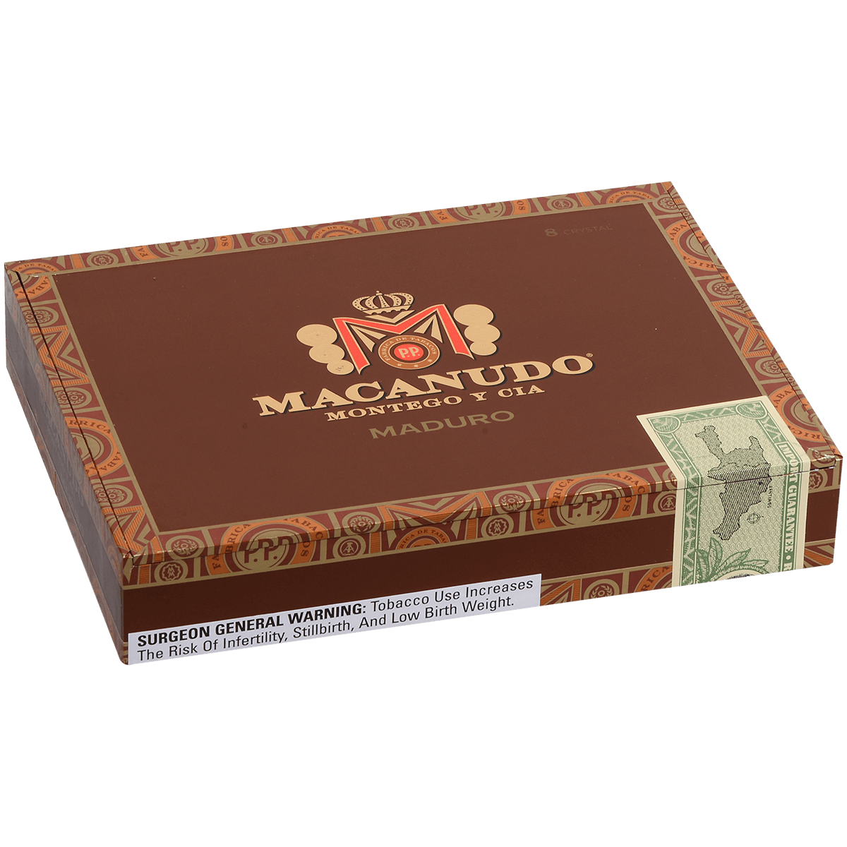 Macanudo Maduro Crystal 8 Ct. Box 5.50X50