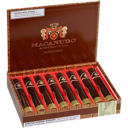 Macanudo Maduro Crystal 8 Ct. Box 5.50X50