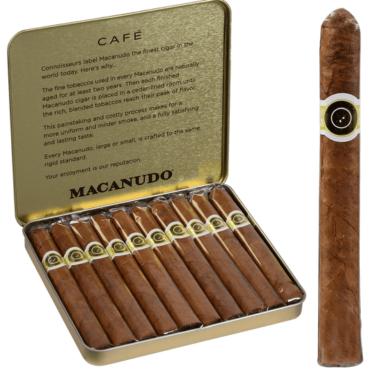 Macanudo Cafe Ascots 10/10 Tins 4.19X32