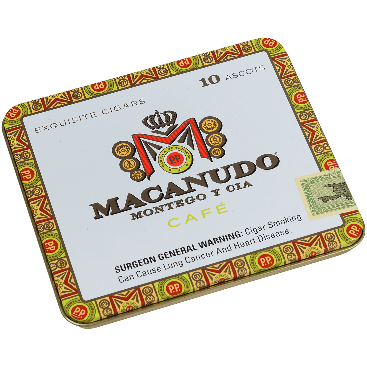 Macanudo Cafe Ascots 10/10 Tins 4.19X32