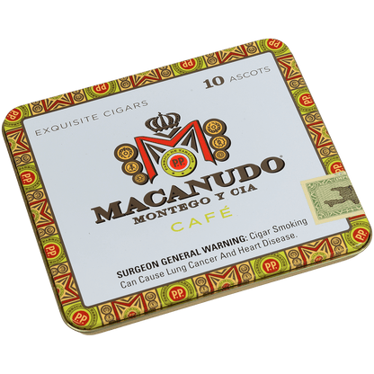 Macanudo Cafe Ascots 10/10 Tins 4.19X32