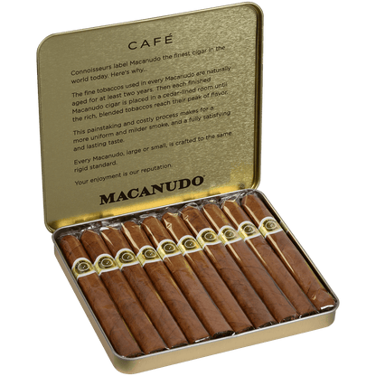 Macanudo Cafe Ascots 10/10 Tins 4.19X32