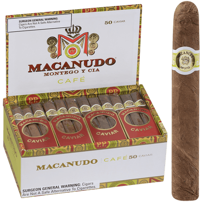 Macanudo Cafe Caviar 50 Ct. Box 4.00X36