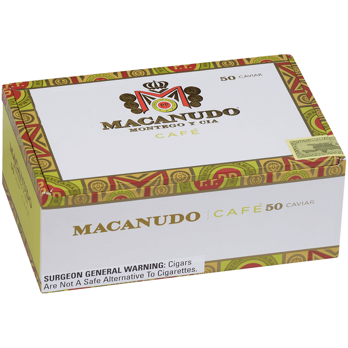 Macanudo Cafe Caviar 50 Ct. Box 4.00X36