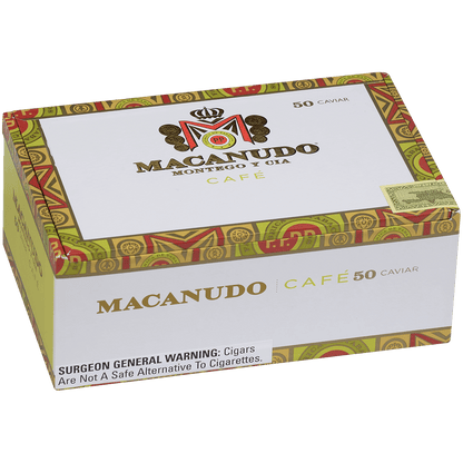 Macanudo Cafe Caviar 50 Ct. Box 4.00X36