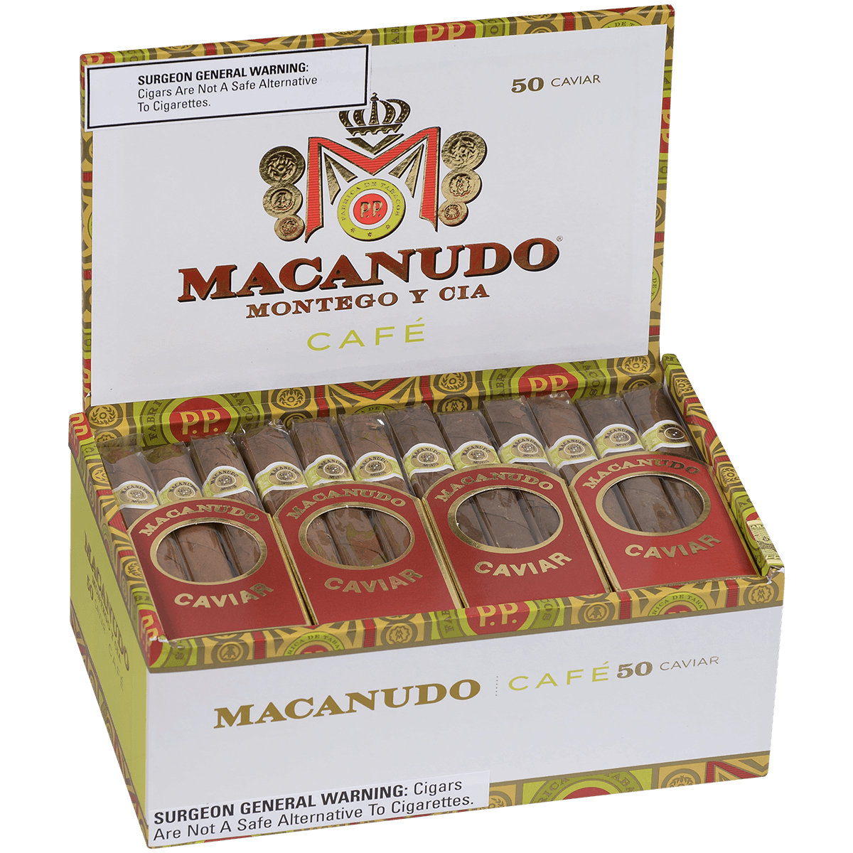 Macanudo Cafe Caviar 50 Ct. Box 4.00X36
