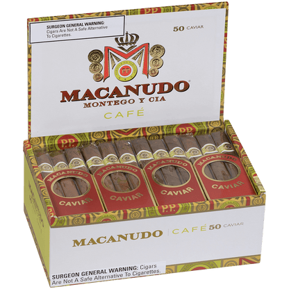 Macanudo Cafe Caviar 50 Ct. Box 4.00X36