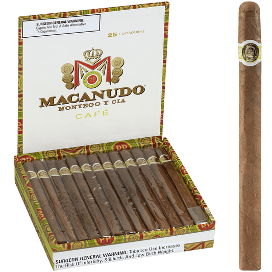 Macanudo Cafe Claybourne 25 Ct. Box 6.00X31