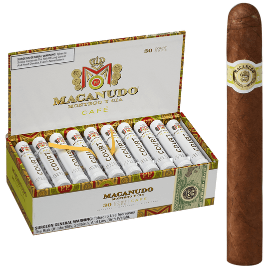 Macanudo Cafe Court Tubos 30 Ct. Box 4.19X36