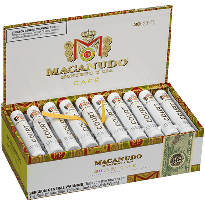 Macanudo Cafe Court Tubos 30 Ct. Box 4.19X36