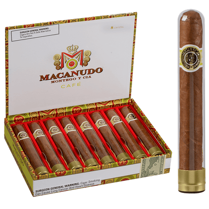Macanudo Cafe Crystal 8 Ct. Box 5.50X50