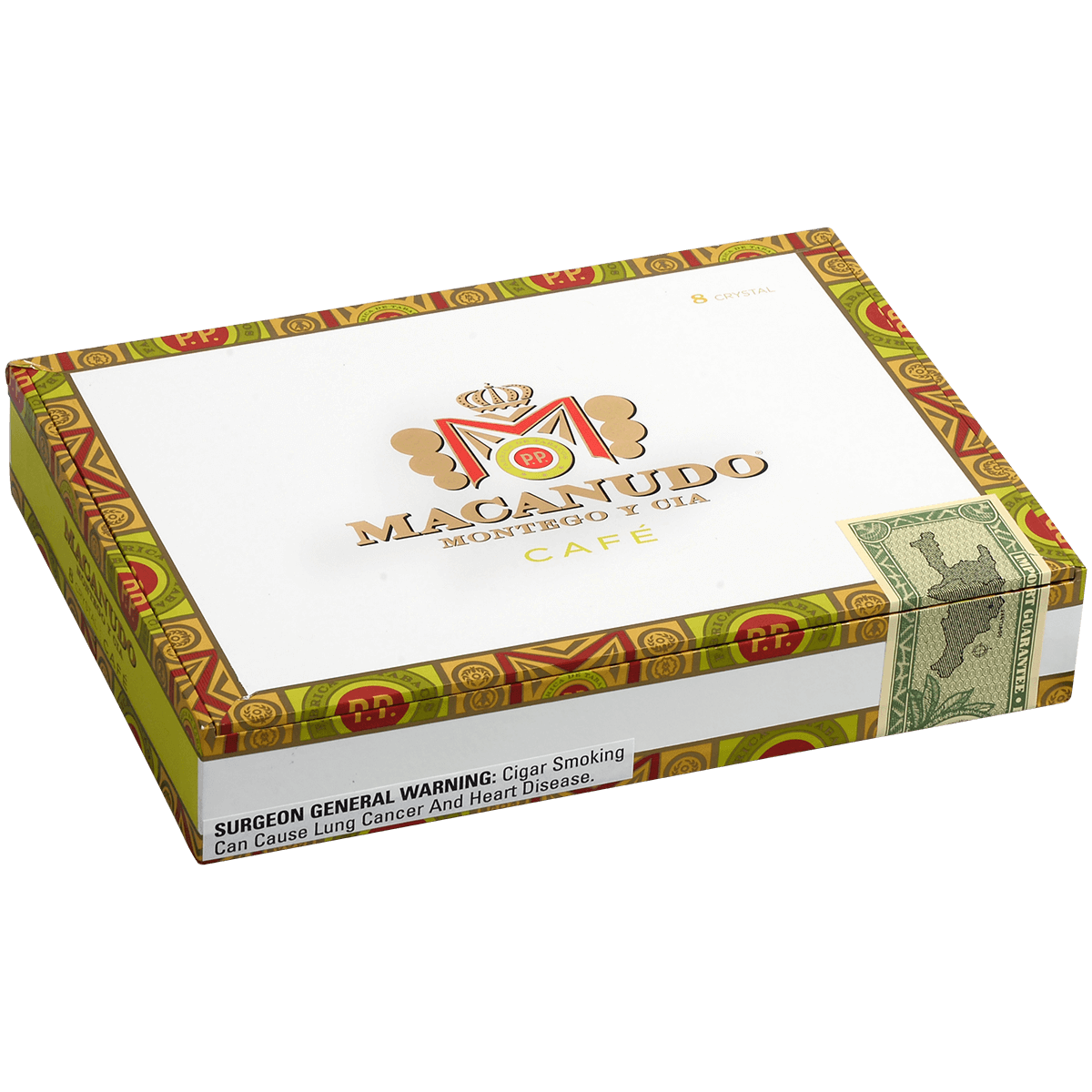 Macanudo Cafe Crystal 8 Ct. Box 5.50X50