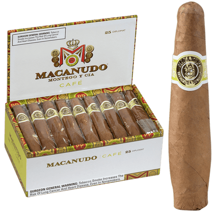 Macanudo Cafe Diplomat 25 Ct. Box 4.50X38/60/44