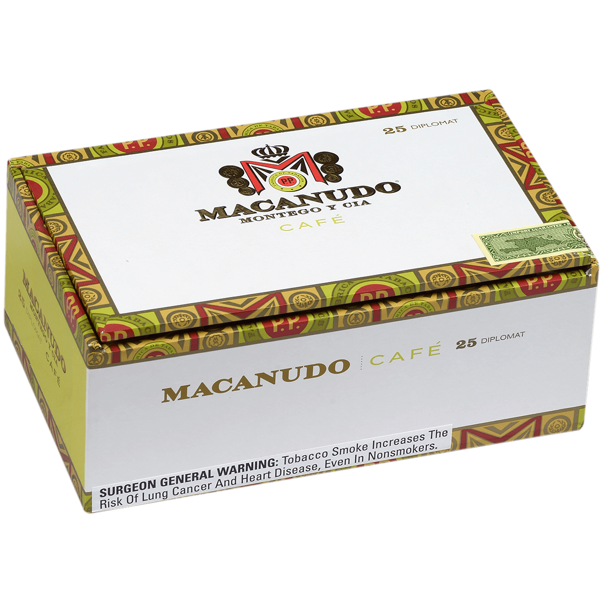 Macanudo Cafe Diplomat 25 Ct. Box 4.50X38/60/44