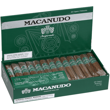 Macanudo Inspirado Green Robusto 25Ct 5 X 52 Box