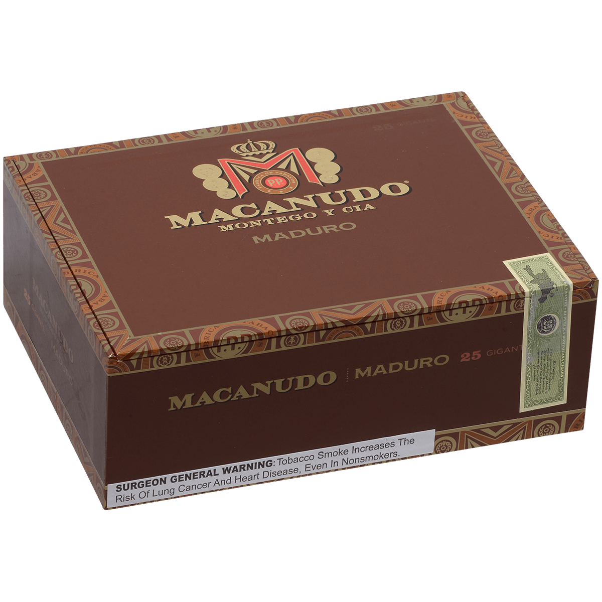 Macanudo Maduro Gigante 25 Ct. Box 6.00X60
