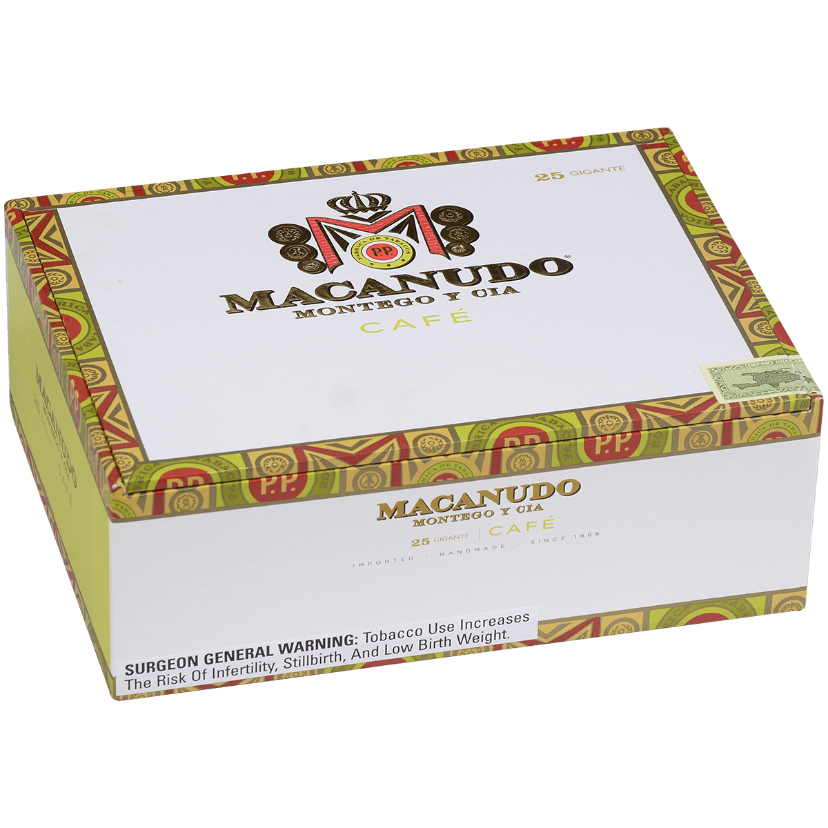 Macanudo Cafe Gigante 25 Ct. Box 6.00X60