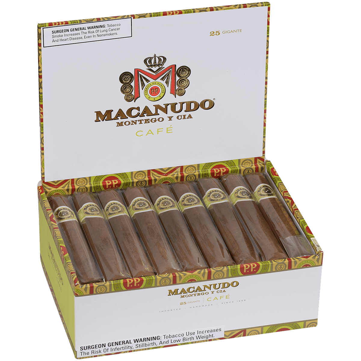Macanudo Cafe Gigante 25 Ct. Box 6.00X60